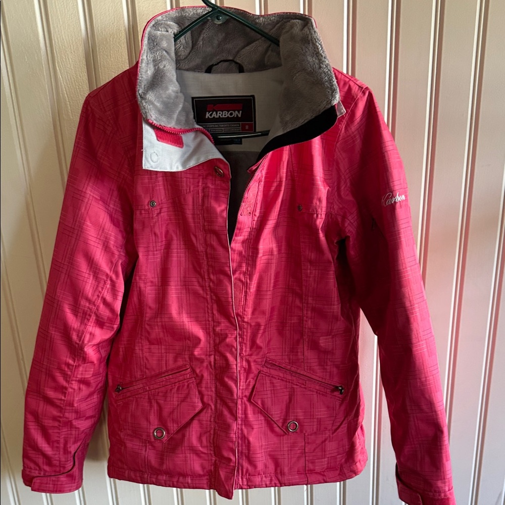 Karbon Pink Plaid Jacket